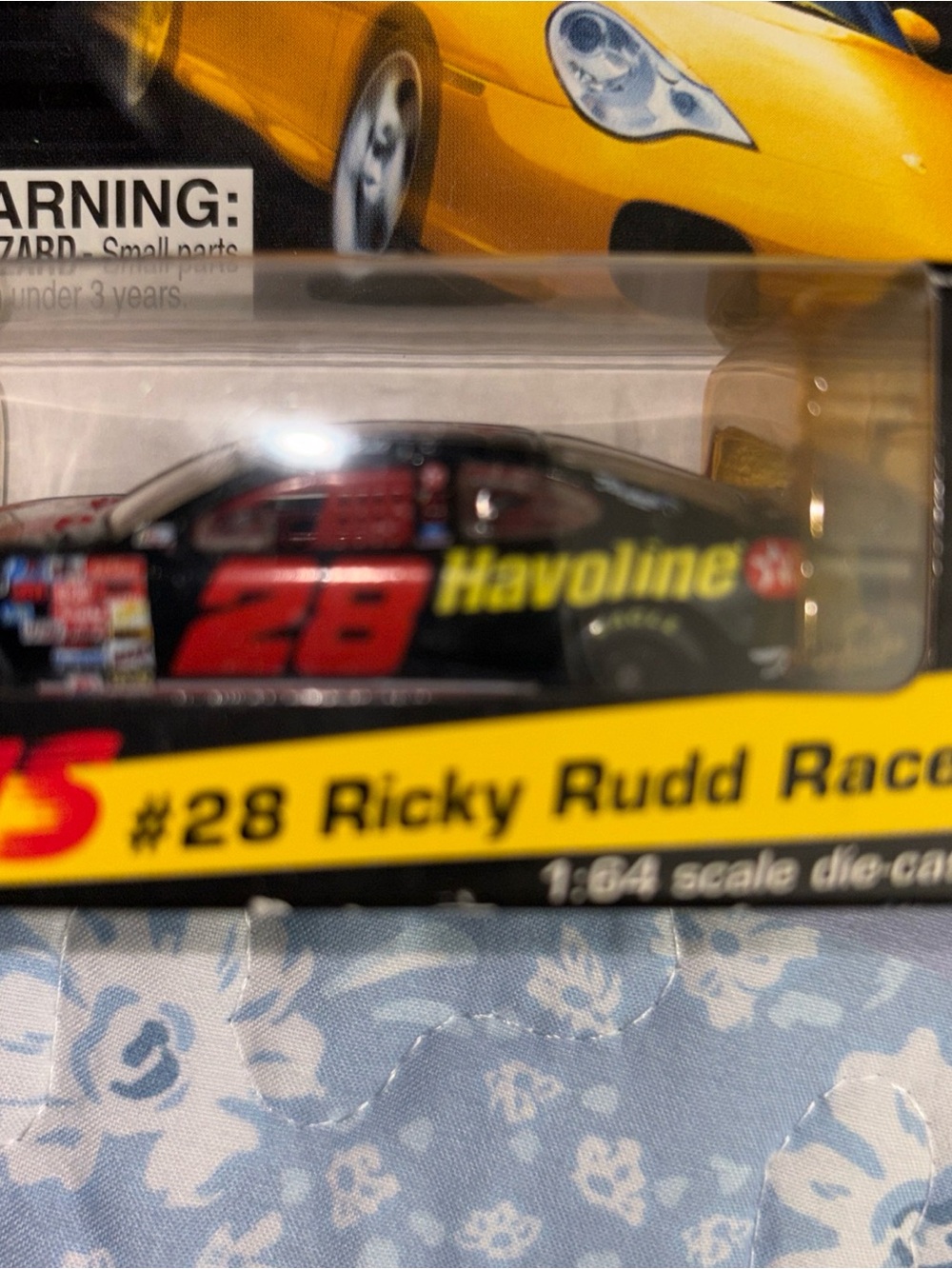 #28 Ricky Rudd Race Car Toy - Black and Red Die-Cast